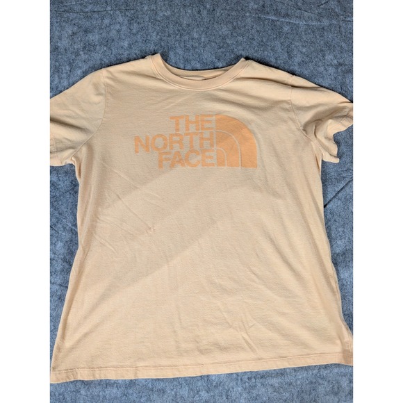 The‎ North Face Womens Peach Logo T Shirt Tee Size XL - Picture 3 of 7